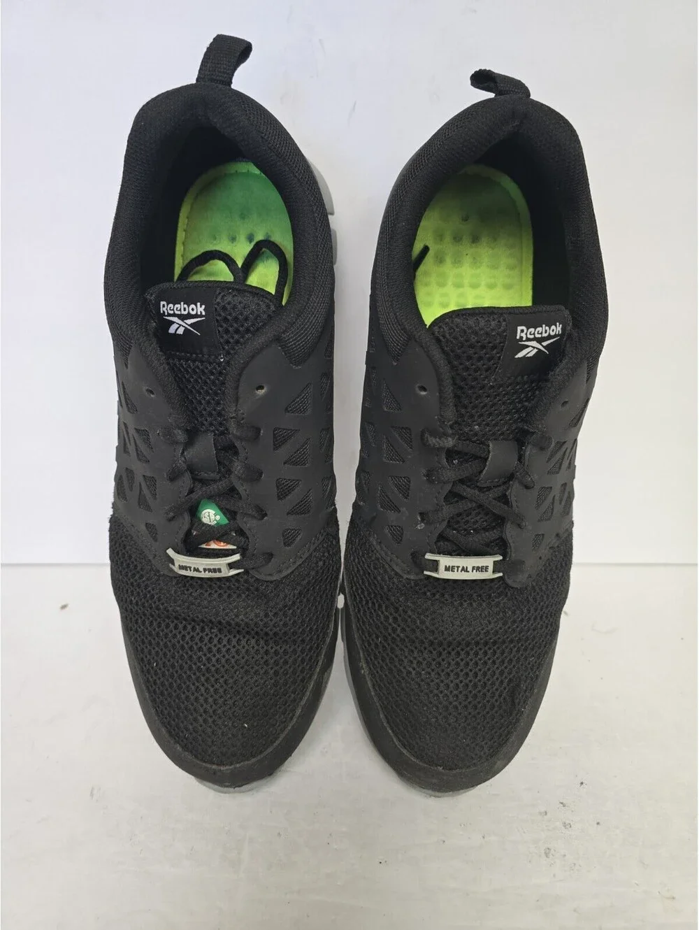 Reebok Work Men’s Sublite Safety Cushion Work Shoes IB4041 Black/Grey Size 10.5W